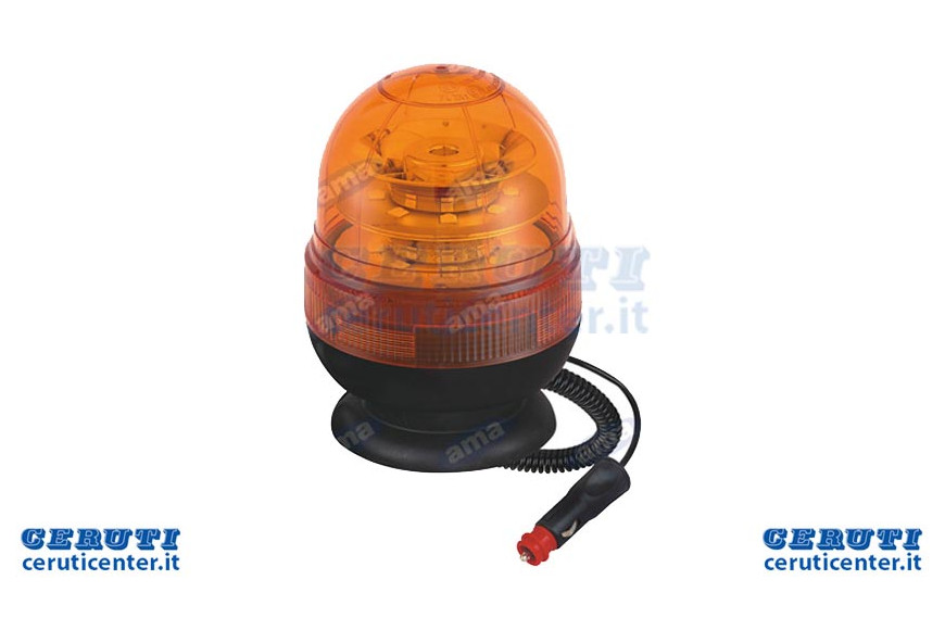 Lampeggiante A Led Base Magnetica 12-24V 16 Led A  - Ama