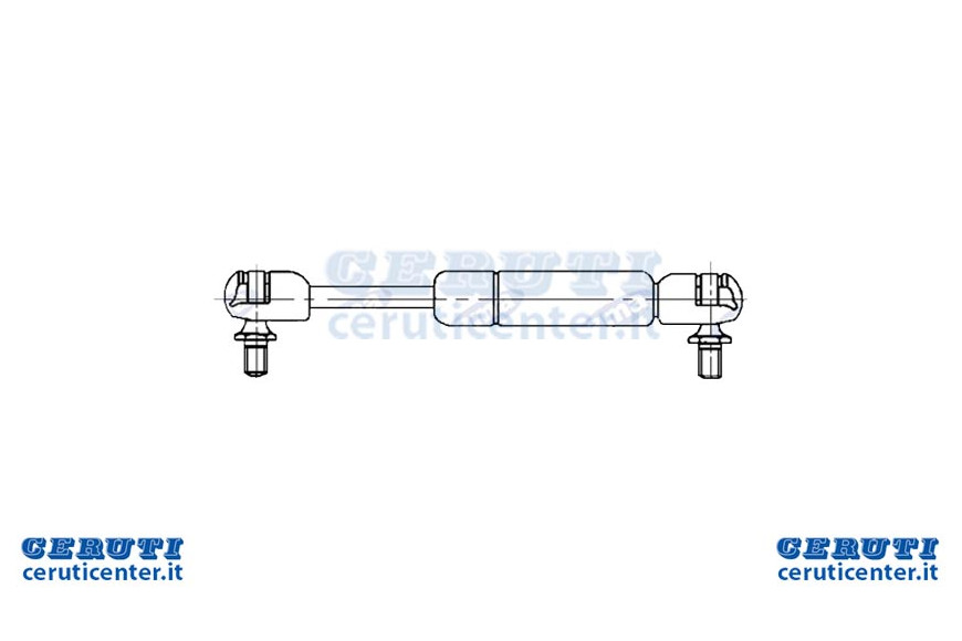 Spring A Gas Stabilus Extension Max 405 Mm 200N