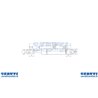 Spring Un gaz Stabilus Extension Max 486 Mm 200N