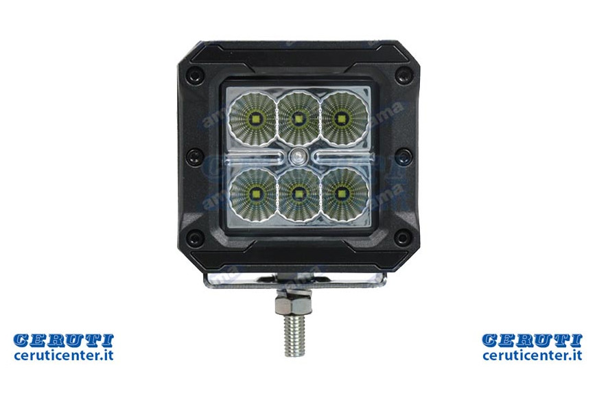 Faro Work Led 10-30V 18W 1620 Lm With Masks Colored Interchangeable