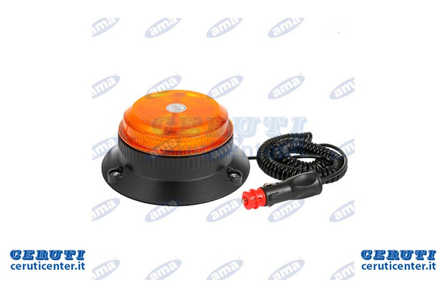 Girofaro A Led 12-24V Base Magnetica - Ama