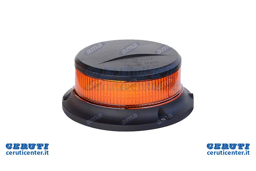 Girofaro A Led 12-24V Base Piana 18 Led - Ama