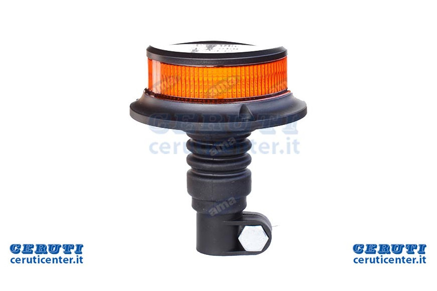 Girofaro A Led 12-24V Base Flessibile 18 Led - Ama