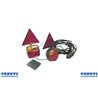 Kit lumières Avec magnétique Triangles 7,5M / 2,5M