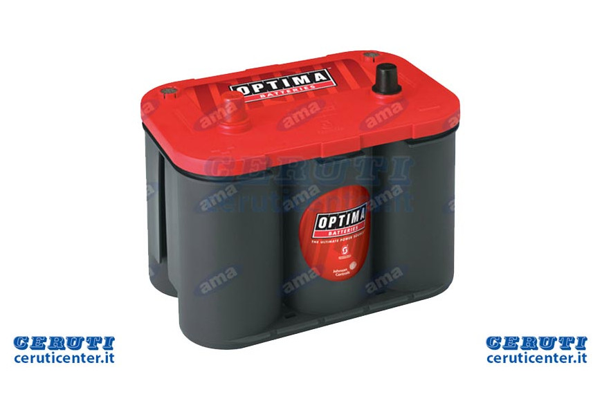 Batería Optima 12V 50Ah Spunto 815A, 254X175X200Mm Sx Rt S 4,2
