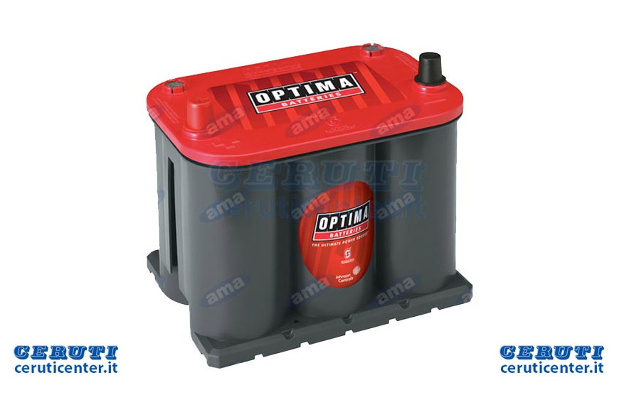 Batterie 12V Optima inrush 44Ah 730A, 237X172X197Mm gauche rts 3.7