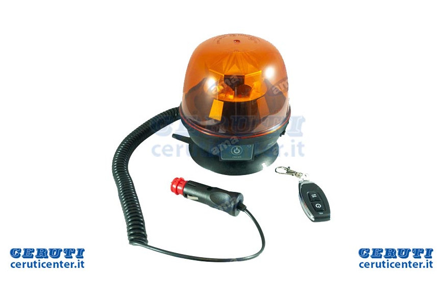 Girofaro Led A Batteria Con Telecomando 12/24V - Ama