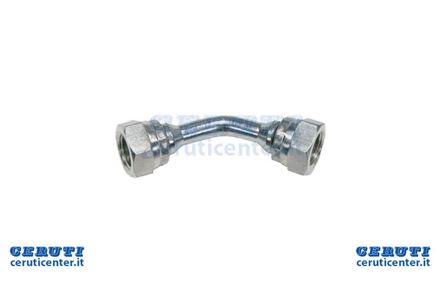 Buchse / Buchse Adapter 45 ° von 3/8 "