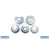 Fond du boîtier en acier galvanisé Ø205 pleine