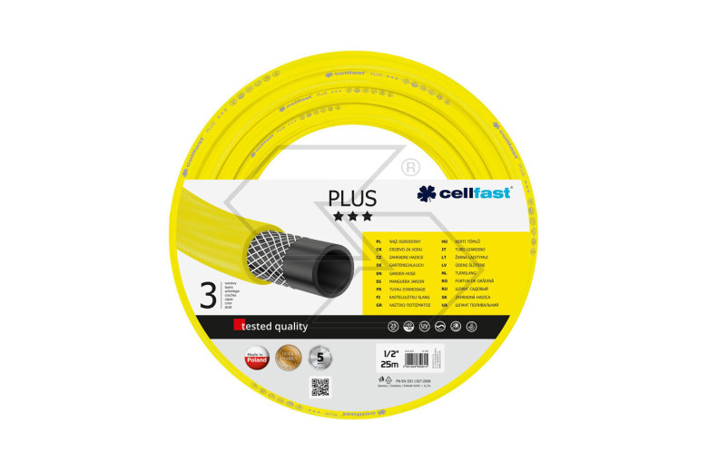 Tubo Da Giardino 3 Strati Plus 1/2" 25M