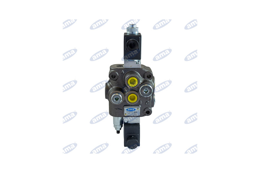 Distributore Basic da 3/8" 1 sezione doppio effetto con comando elettrico 12VDC. 40 litri. con carry over