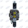 Distributore Basic da 3/8" 1 sezione doppio effetto con comando elettrico 12VDC. 40 litri. con carry over