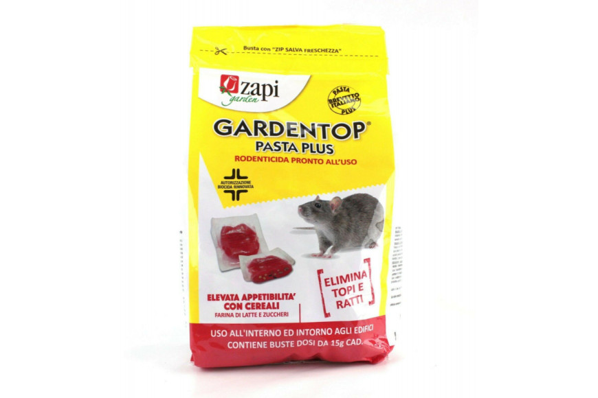 Zapi - Esca Topicida Gardentop Pasta Kg 1.53 In Buste Da 15 G