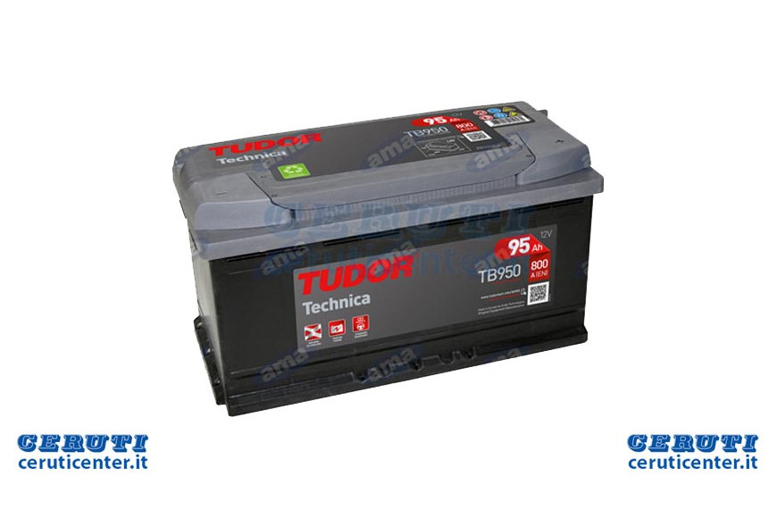 95 batterie Ah, 800A, 353X175X190, Dx