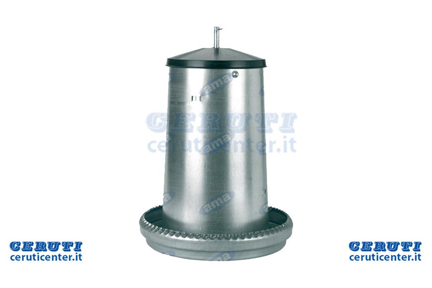 Mangiatoia Automatica Zincata Da 18Kg Per Pollame - Ama