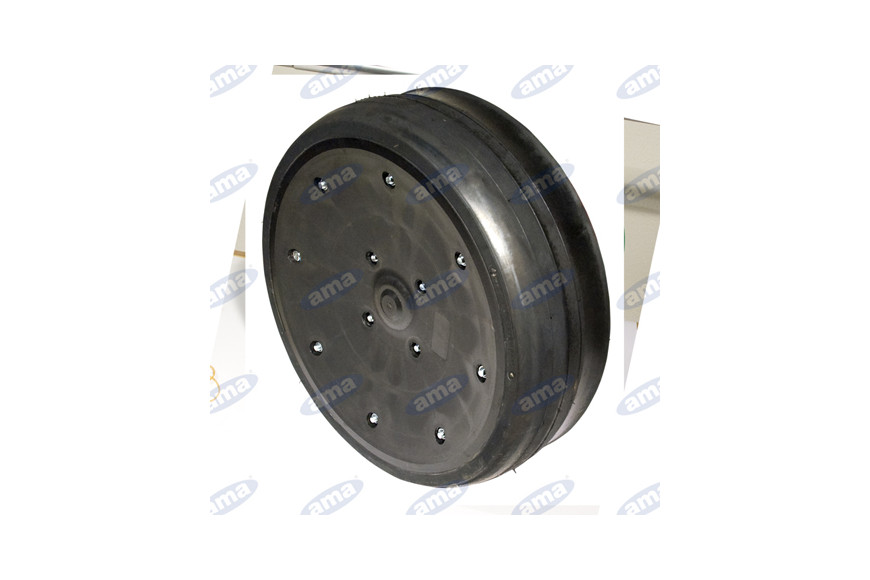 Wheel With Rubber Flex With Circle Ferro-Plast Ø 400X115Mm