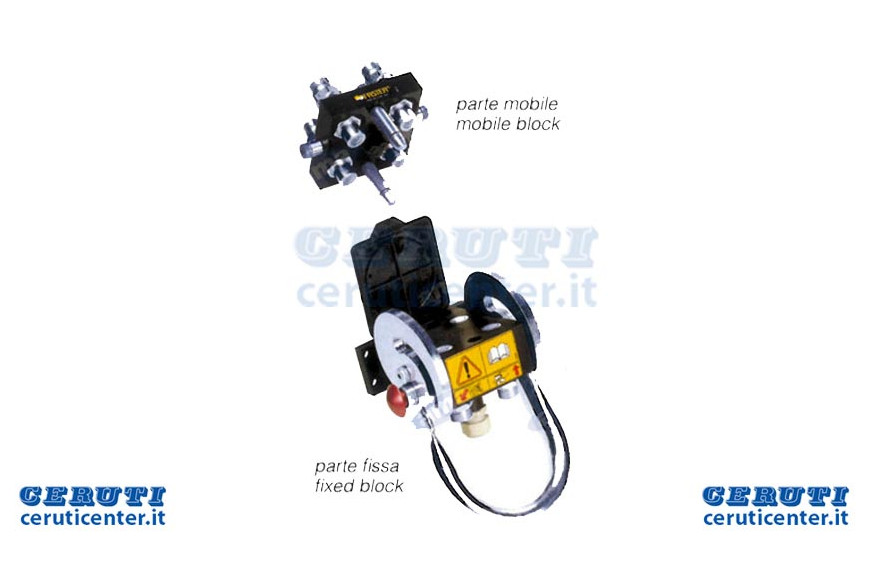 Plate Multiconnexion partie fixe de 3/8 « 6 lignes plus rapide
