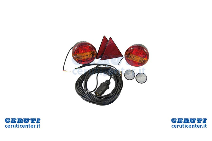 Se enciende el kit con el estándar de las linternas LED redondo