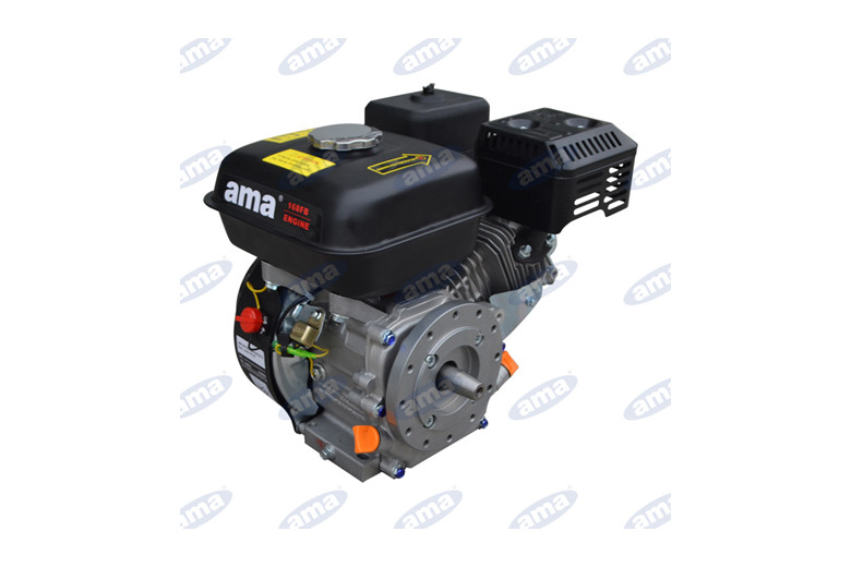 Un motor de 4 tiempos Ohv 389Cc. Con brida 13,0Hp