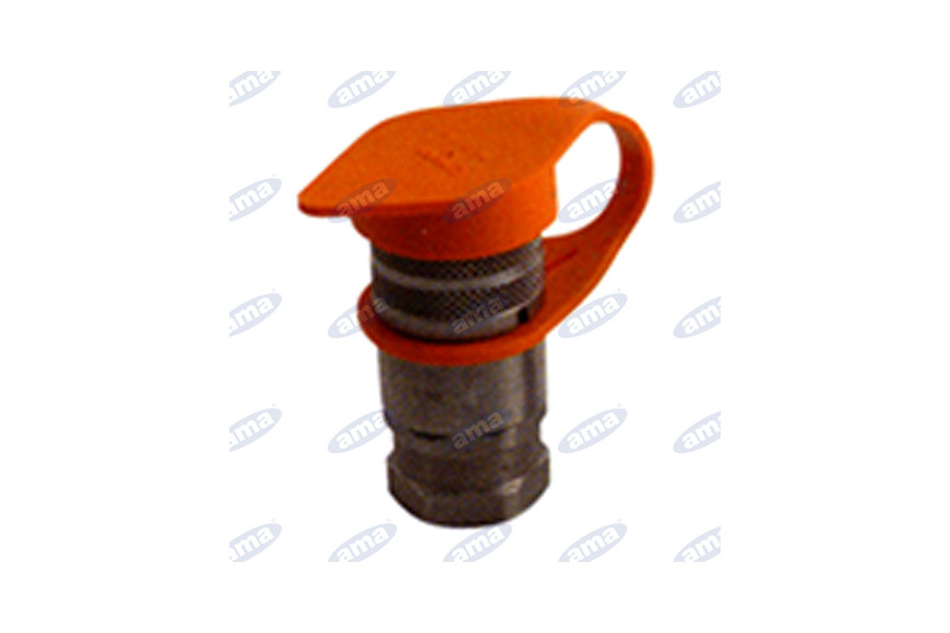 Pour couronner le plus rapide Raccord rapide femelle plat visage de 1/4 « Couleur Rouge