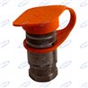 Faster Schnellkupplung weiblich Flat-Face Von 1/4 „Farbe Rot deckeln