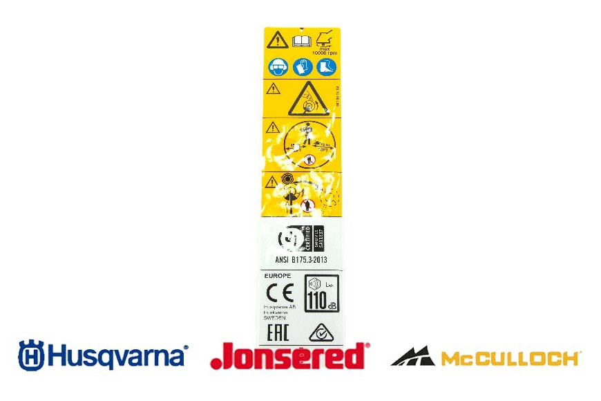 Decal - Husqvarna original - 501081810