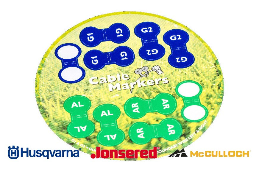 Adesivo - 586277902 - sostituisce - 586277901 - 581842801 - Originale Husqvarna