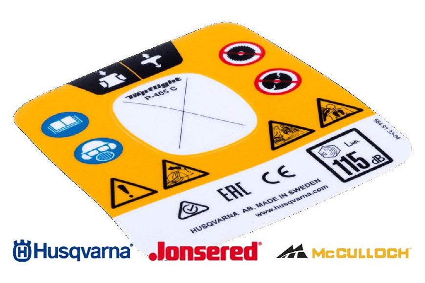 Decalcomania - 584913306 - Originale Husqvarna - 584913304 - 584913302