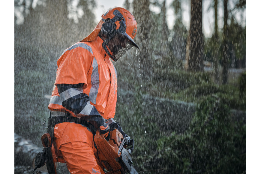 Giacca impermeabile Husqvarna Protect High-Viz - Functional Husqvarna