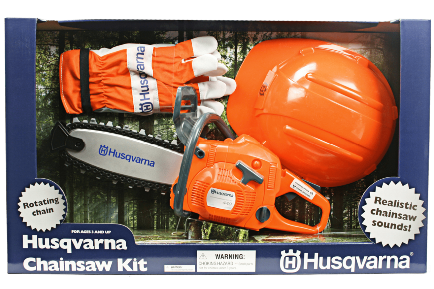 Motosega Husqvarna con kit sicurezza