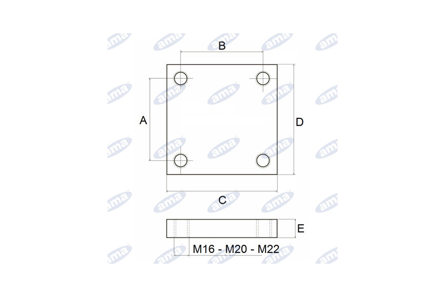 Une plaque Saldare160X160. M22