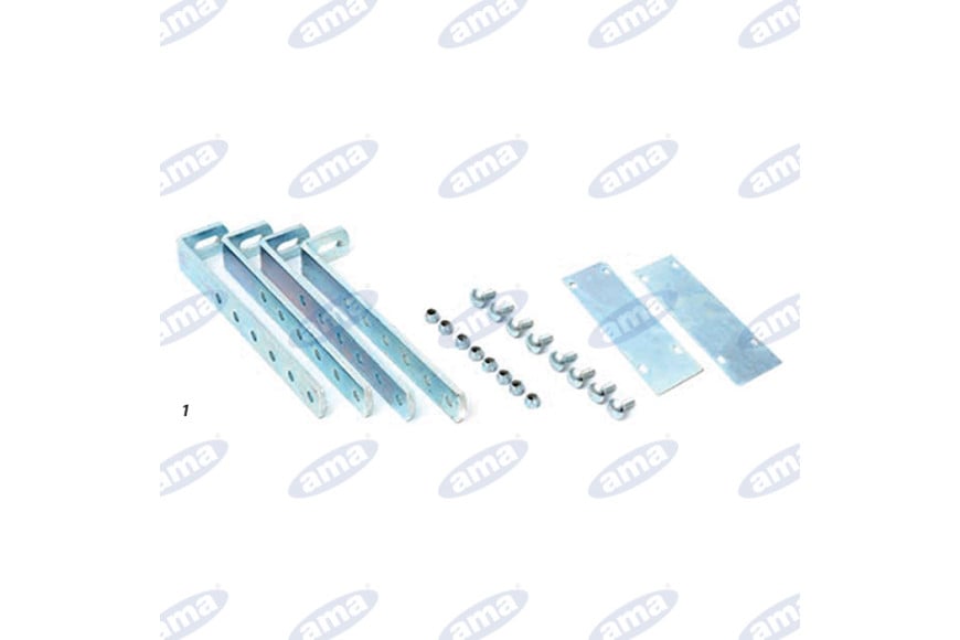 Kit Staffe Per Montaggio Verticale Cassette Porta  - Ama