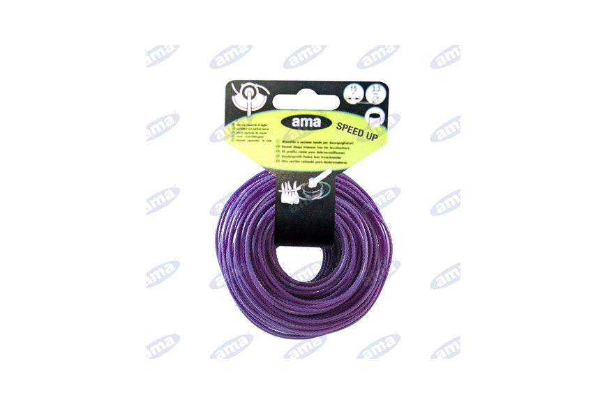 Monofil dentelée section carrée Pour Brosse Coupe 4,00X15M