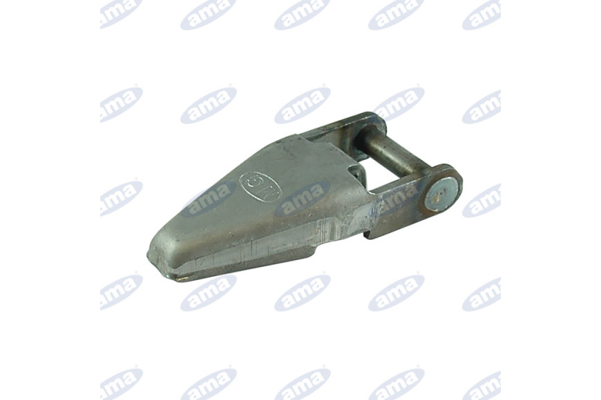 Cerniera In Lamiera, Lunghezza Totale 130Mm - Ama