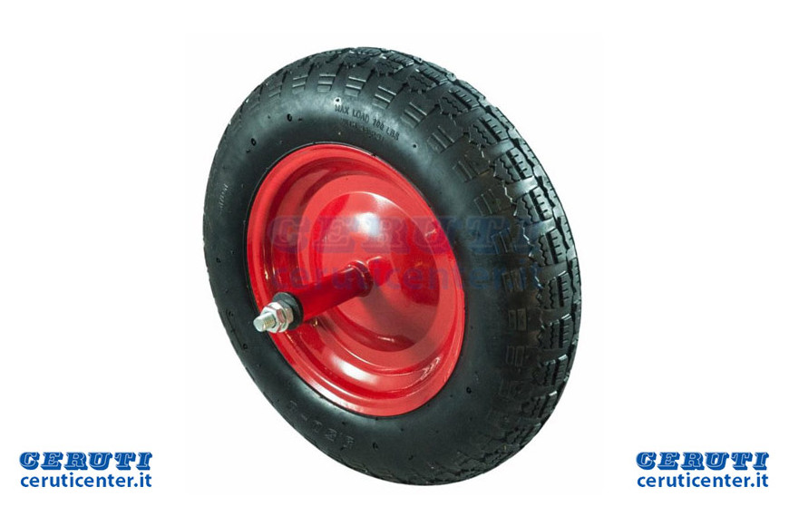 Roue pneumatique Pour Brouette avec essieu 260mm