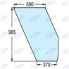 Droit porte en verre Adaptable 5117683