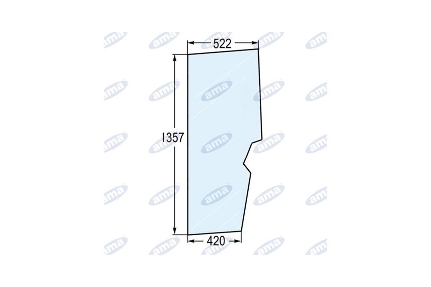 Porte en verre 0.9231.212.0 Adaptable