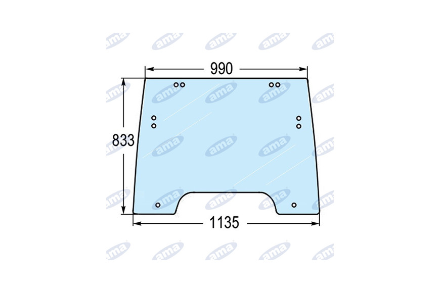 Adaptable Pare-brise réglable 82000488