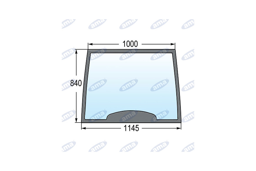 Pare-brise fixe Adaptable 82000296