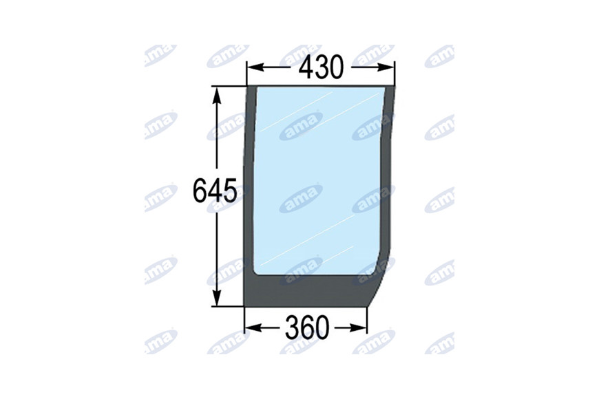 Pare-brise inférieur Adaptable 82030485
