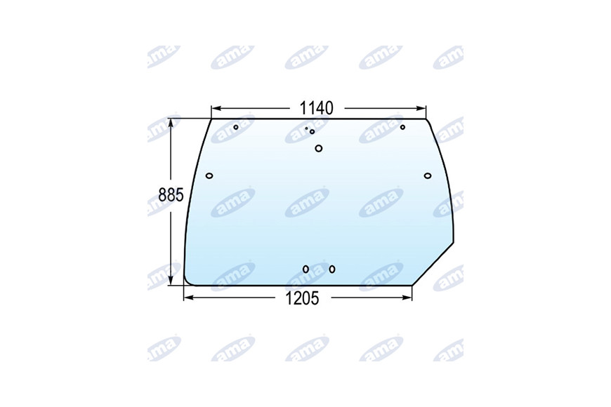 lunette arrière arrière supérieure Adaptable 04429137