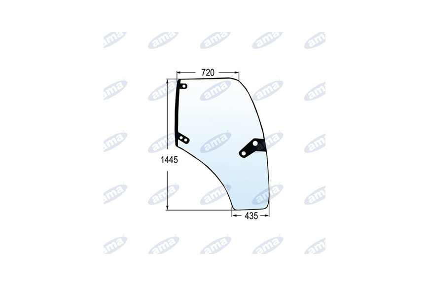 Vetro Portiera Adattabile 0.012.1432.0/20