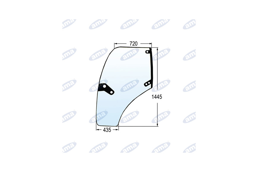 Porte en verre Adaptable 0.012.1433.0/20