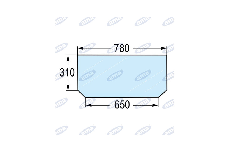 Heckscheibe hinten Adaptable 5153550