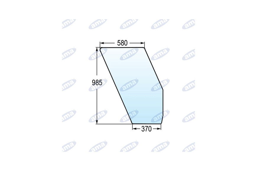Vetro Portiera Destro Adattabile 5108670