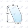 Droit porte en verre Adaptable 5108670