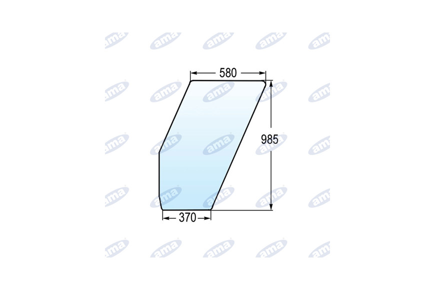 Vetro Portiera Sinistro Adattabile 5108669