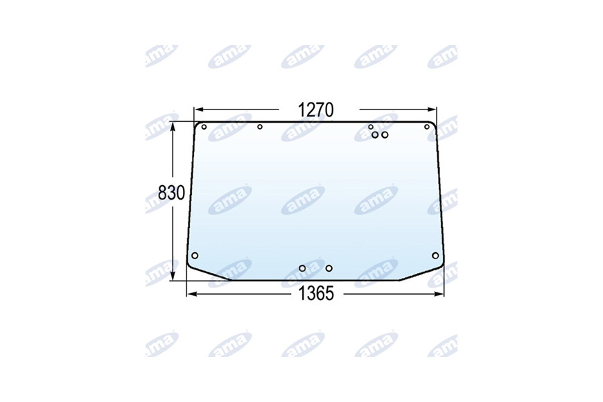 Lunette arrière arrière adaptable 0.075.181.0/20