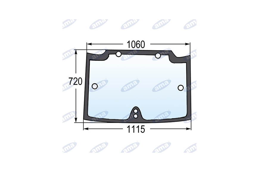 Adaptable Pare-brise réglable 44911501