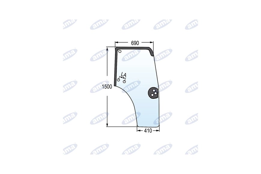 Porte en verre Adaptable 44910452